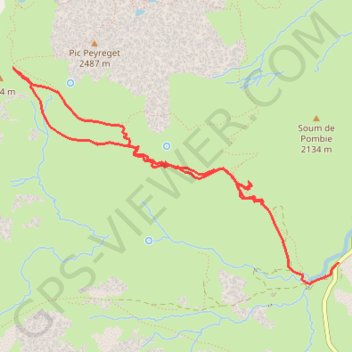 Col d'ilou GPS track, route, trail