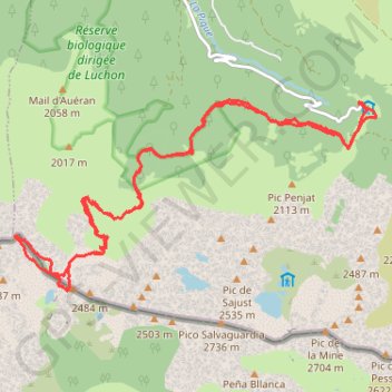 SACROUX et GLERE GPS track, route, trail