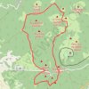 Les bacs de Montmeyre et Ceyssat GPS track, route, trail
