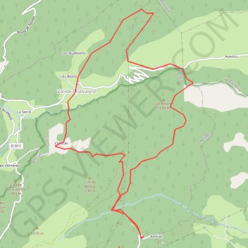 Amirat castellet saint cassien GPS track, route, trail
