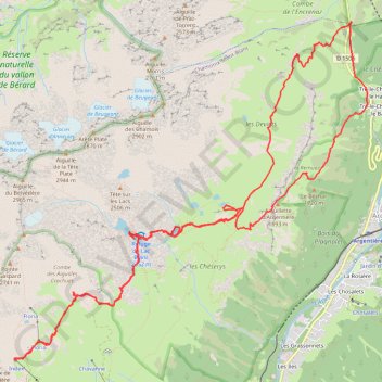 Col des Montets - Lac Blanc - L'Index GPS track, route, trail
