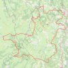 Tour des Monts Aubrac (Lozère-Aveyron-Cantal) GPS track, route, trail