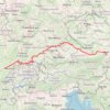 Eurovelo 6 Atlantic-Black Sea Route GPS track, route, trail