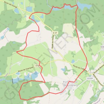 Baurepaire GPS track, route, trail