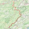 GTJ de Mandeure à Villers-le-Lac (Doubs) GPS track, route, trail