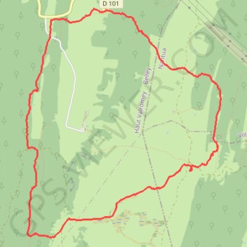 Boucle du Retord GPS track, route, trail