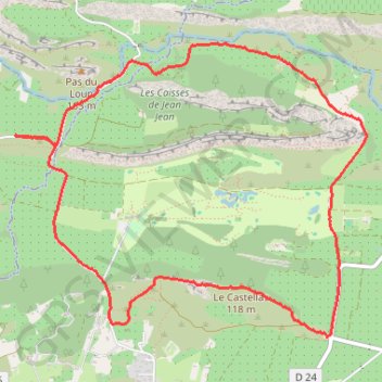 Mouriès Marche 26 déc. 2019 à 10:58 GPS track, route, trail