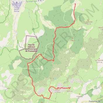 RF J1 Deïdou - l'Hom 16 kms +397 m GPS track, route, trail