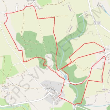 Circuit des Carrières - Saint-Aubin GPS track, route, trail