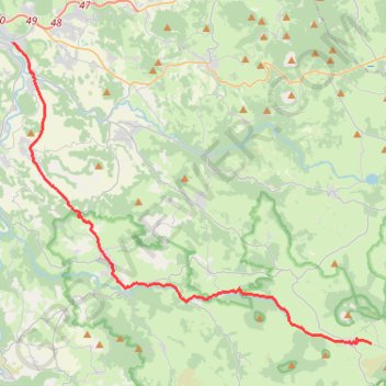 Brives Charensac - Les Estables par Le Monastier GPS track, route, trail