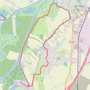 Circuit de l'Escaut - Bouchain GPS track, route, trail