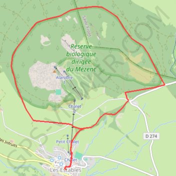 Mezenc et Loire sauvage - Tour du Mont Alambre GPS track, route, trail