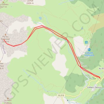 Col de Montarlier - Rognolet - Lauzière GPS track, route, trail