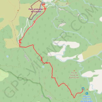 GR10 Casteil-Mariailles GPS track, route, trail