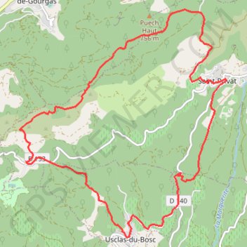 Prieuré de GRAMMONT GPS track, route, trail