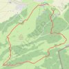 La Sarrazine (Les Fourgs) GPS track, route, trail