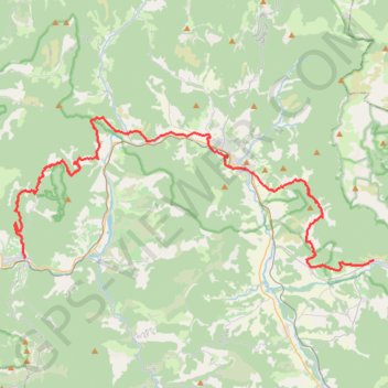 Chemins du Soleil - Les Sentiers de la Clairette (B3) GPS track, route, trail