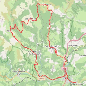 La Lozérienne GPS track, route, trail