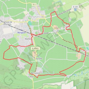 Margaux GPS track, route, trail