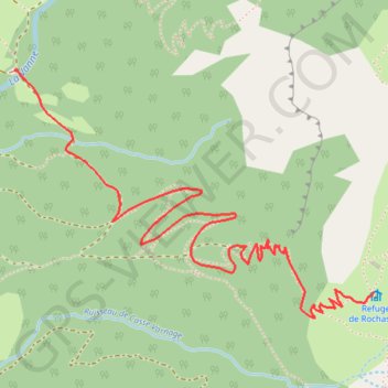 Rochassac GPS track, route, trail