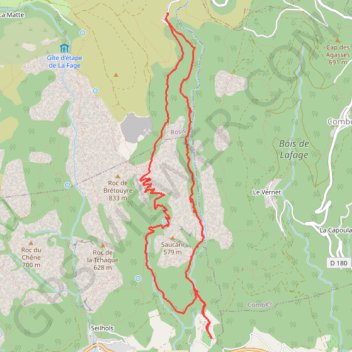 Gorges de Madale GPS track, route, trail