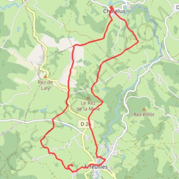Les 2 Madones et la Borne Romaine GPS track, route, trail
