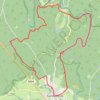 Point de Vue de Libaipire – Roches du Moulin Circuit à partir de Sainte-Cécile GPS track, route, trail