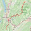 GR96 Randonnée de Lathuile (Haute-Savoie) à Epernay (Savoie) GPS track, route, trail