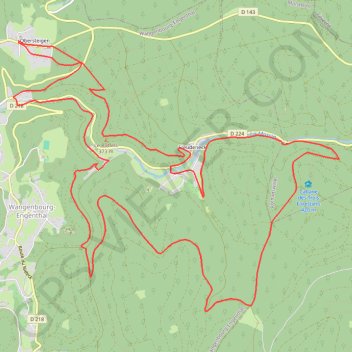 Base VTT Circuit La Mossig GPS track, route, trail