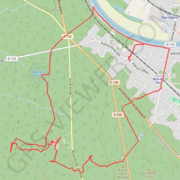 Bois-le-Roi GPS track, route, trail