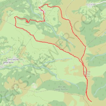 HAUTACAM depuis Lias GPS track, route, trail
