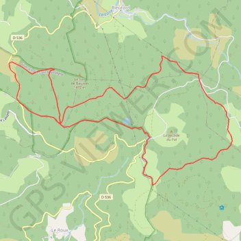 Le Pal GPS track, route, trail
