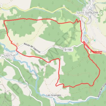 Sancy - Puy d'Eraigne - Secteur Saint-Nectaire GPS track, route, trail