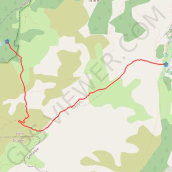Baraque du Pison jusqu'au refuge de Chaumailloux GPS track, route, trail
