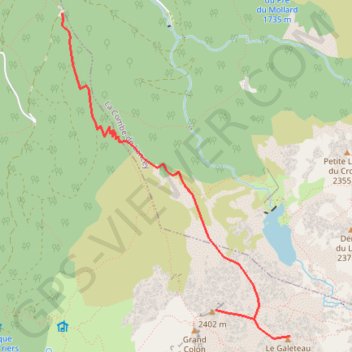 Grand Colon GPS track, route, trail