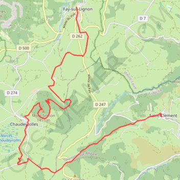 Mont Signon GPS track, route, trail