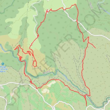 D'ALDEN AUX BOUYS PAR LES CHAMPS GPS track, route, trail