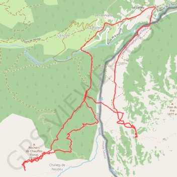 La Planche GPS track, route, trail
