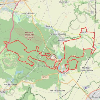 À la recherche de Sylvie - Baron GPS track, route, trail