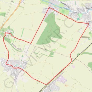 Bellefond GPS track, route, trail