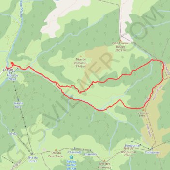 Col du Jaillet et l'Éperon GPS track, route, trail