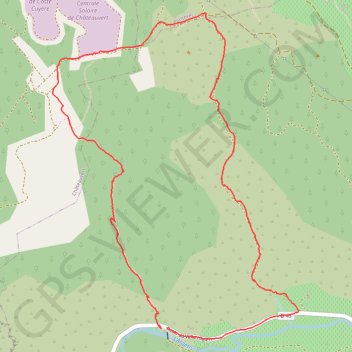 Correns - Vallon des Baumes GPS track, route, trail