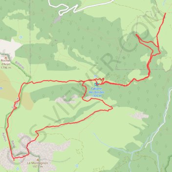 Mailh Bassibé par la Crête de Sede de pan GPS track, route, trail