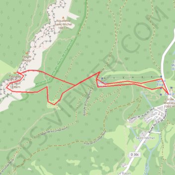 Passage de l'Aulp du Seuil GPS track, route, trail