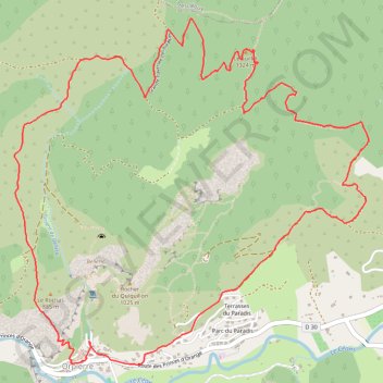 Randonnée au Suillet à Orpierre GPS track, route, trail