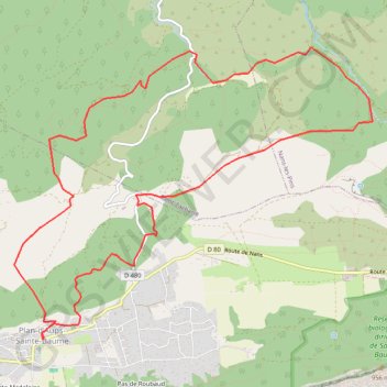 Le grand védi (plan d'aups) GPS track, route, trail