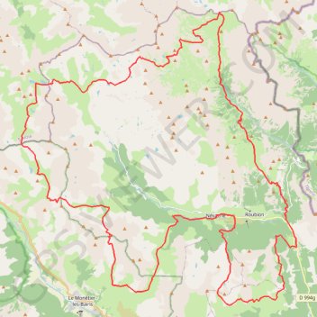 Tour du Mont Thabor GPS track, route, trail