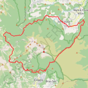 GRR1 Tour du Piton des Neiges GPS track, route, trail