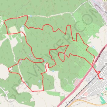 Rando de Nuit Milhaud GPS track, route, trail