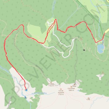 Cabane de Campuls GPS track, route, trail